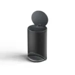 Tacho de Basura a Pedal Circular 10 Litros Acero Negro - Imagen 2