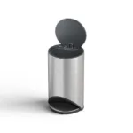 Cesto Papelera a Pedal Acero Inoxidable 10 Litros - Imagen 2