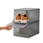 Organizador de Calzado Shoe Case Gris Set 2 Unidades - Imagen 3