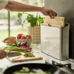 Set Tablas de Cortar Folio Bambú 3 Piezas con Estuche Acero Inoxidable