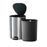 Tacho de Basura EasyStore Luxe 5 Litros Acero Inoxidable - Imagen 2