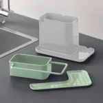 Organizador de Bacha Cocina Esponja Verde Piedra - Imagen 3