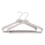 Conjunto 2 Perchas para Trajes Ecológicas Orderly - Beige - Imagen 2