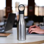 Botella de agua aislada al vacío Loop 500 ml - Plateado