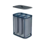 Canasto de ropa Tres Compartimentos 90 litros Tota Trio - Negro - Imagen 3