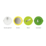 Centrifugador Multi-Prep corta y rallador de verduras - Multicolor - Imagen 4