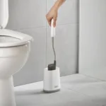 Cepillo de baño escobilla + soporte Flex - Gris