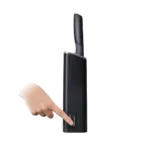 Cepo 5 cuchillos + afilador cerámico Elevate - Negro - Imagen 4