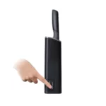 Cepo 5 cuchillos + afilador cerámico Elevate - Negro - Imagen 5