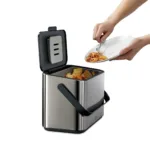 Cesto de basura residuos acero inoxidable 4 litros - Plateado - Imagen 4