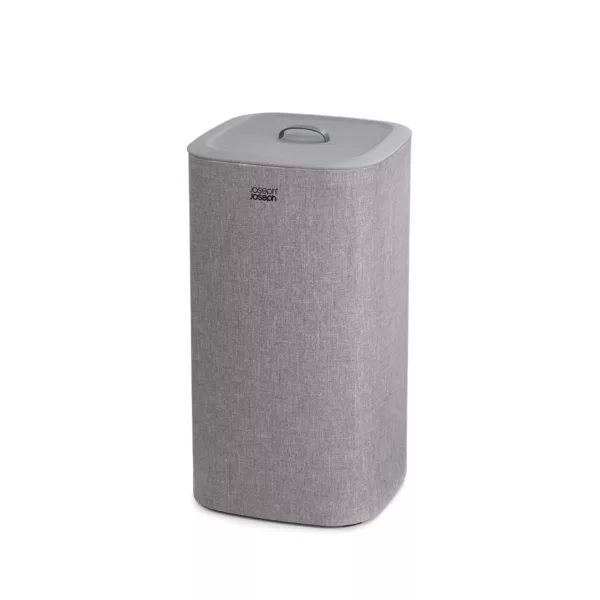 Canasto de ropa doble compartimiento 60 litros Tota - Gris