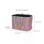 Cesto Canasto de ropa plegable 55 litros Hold-All Max - Naranja - Imagen 3