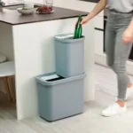 Cesto para residuos reciclables 46 litros GoRecycle - Azul