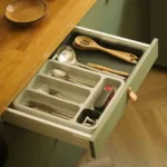 Organizador de cubiertos expandible DrawerStore - Gris