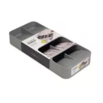 Cubiertero organizador grande DrawerStore - Gris