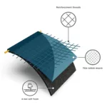 Funda para Tabla de Planchar Flexa 135 cm - Azul - Imagen 5