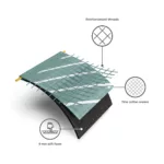 Funda para tablas de planchar Flexa 124 cm - Gris - Imagen 5