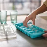 Hielera con tapa Flow - Celeste