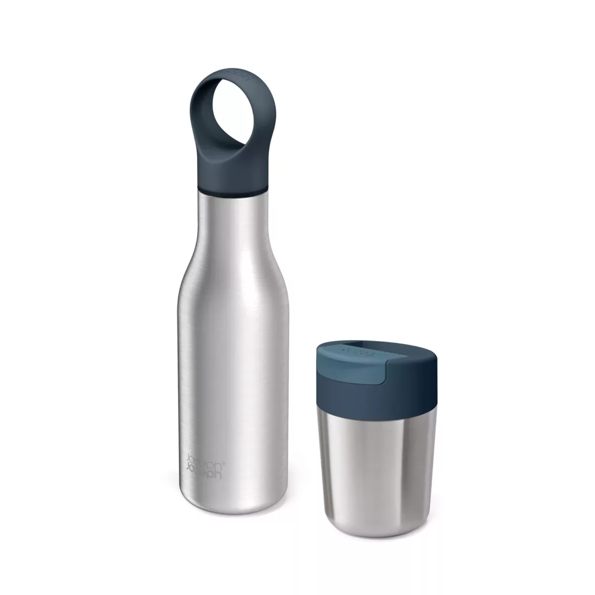 joseph-joseph-botella-y-taza-de-viaje-inox-300373-01 Juego de Botella y taza de Viaje - Imagen 2