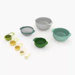 Set de 9 bowls apilables y accesorios de cocina Nest plus - Opal - Imagen 2