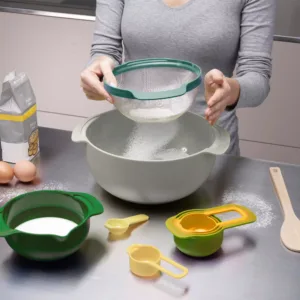 Set de 9 bowls apilables y accesorios de cocina Nest plus - Opal