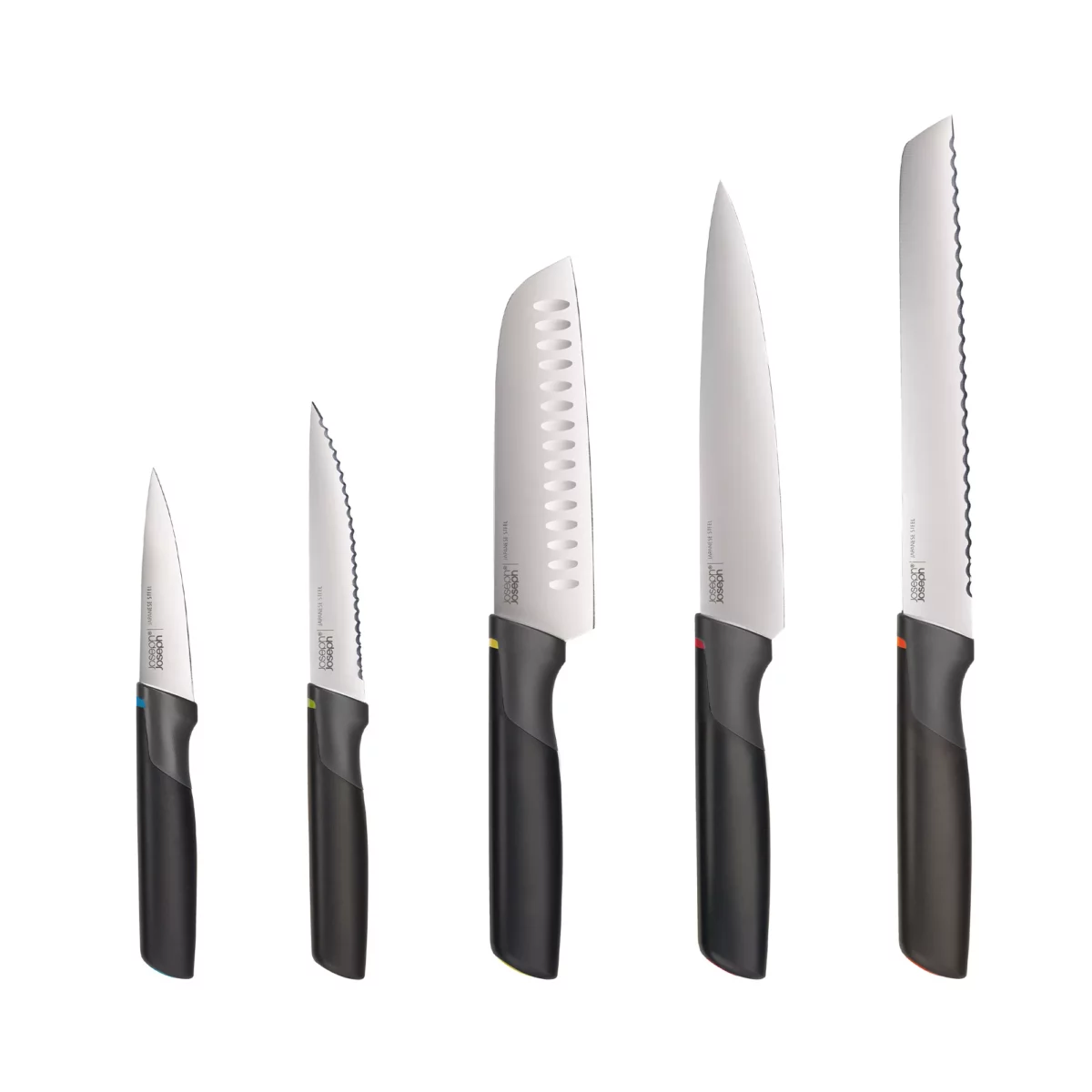 Cepo de 5 cuchillos Elevate acero inoxidable - Imagen 2