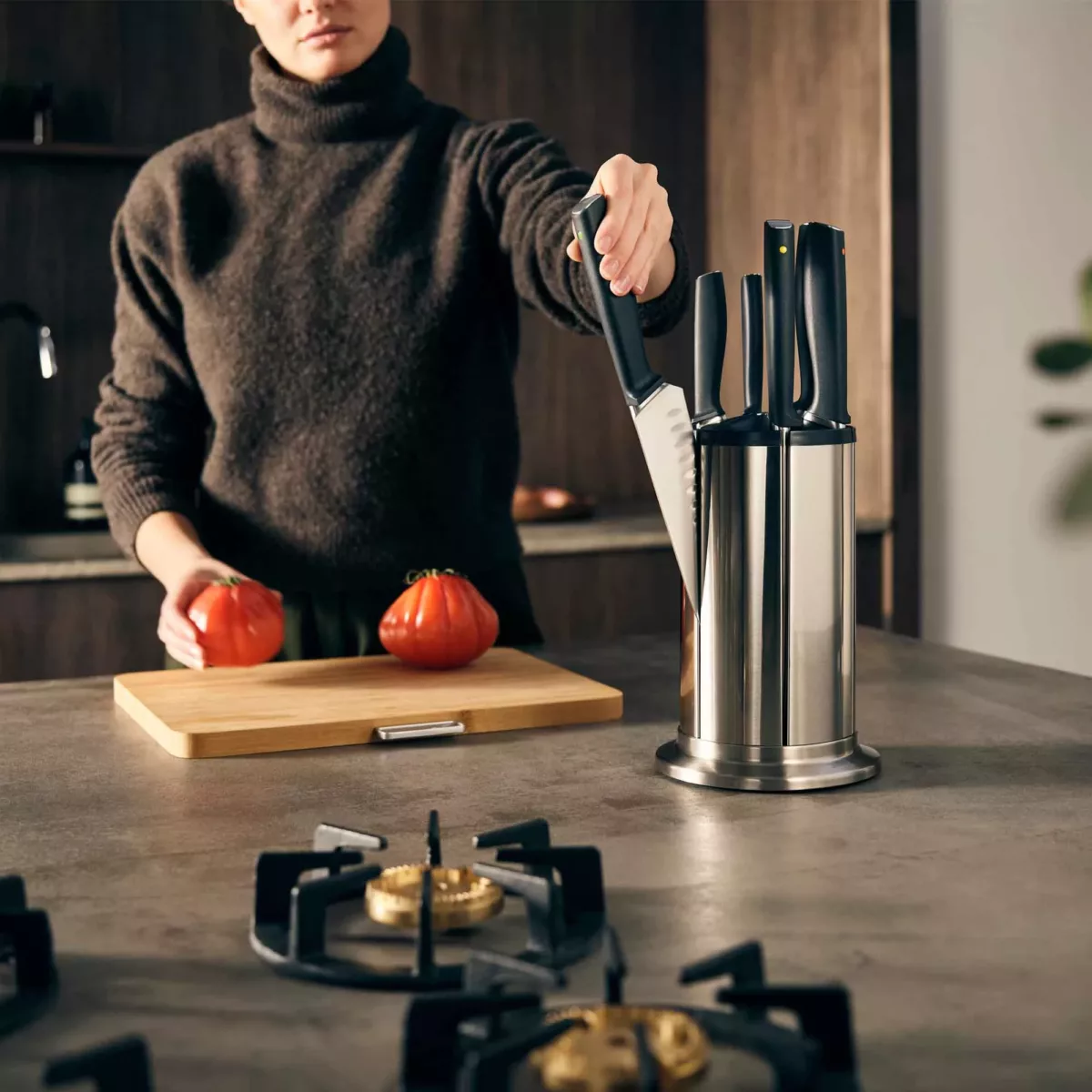 Cepo de 6 cuchillos acero Elevate Steel Carousel - Imagen 3