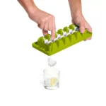 Cubetera con tapa apilable QuickSnap Plus - Verde - Imagen 3