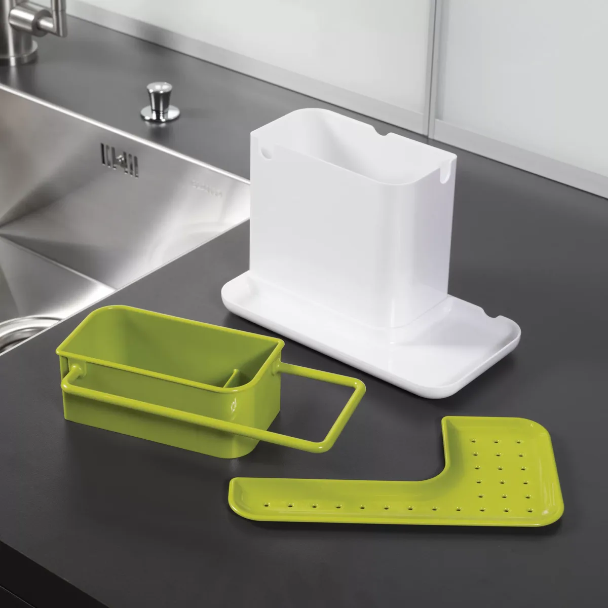 joseph-joseph-organizador-bacha-sink-caddy-300036-85021-03 Organizador de bacha Caddy con drenaje - Imagen 3