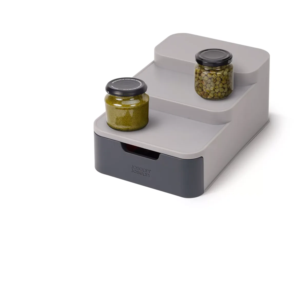 Organizador escalonado compacto con cajón 3 niveles CupboardStore - Imagen 2