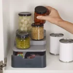 Organizador escalonado compacto con cajón 3 niveles CupboardStore
