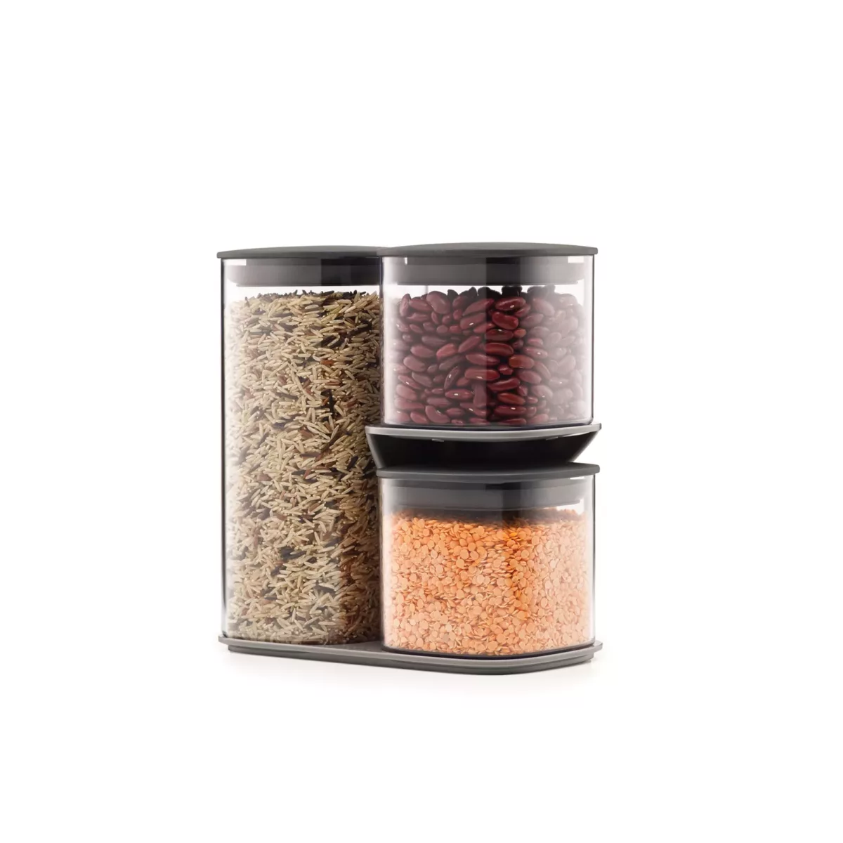 joseph-joseph-set-contenedor-podium-x3-con-soporte-300365-02 Set de 3 contenedores Podium con soporte - Imagen 5