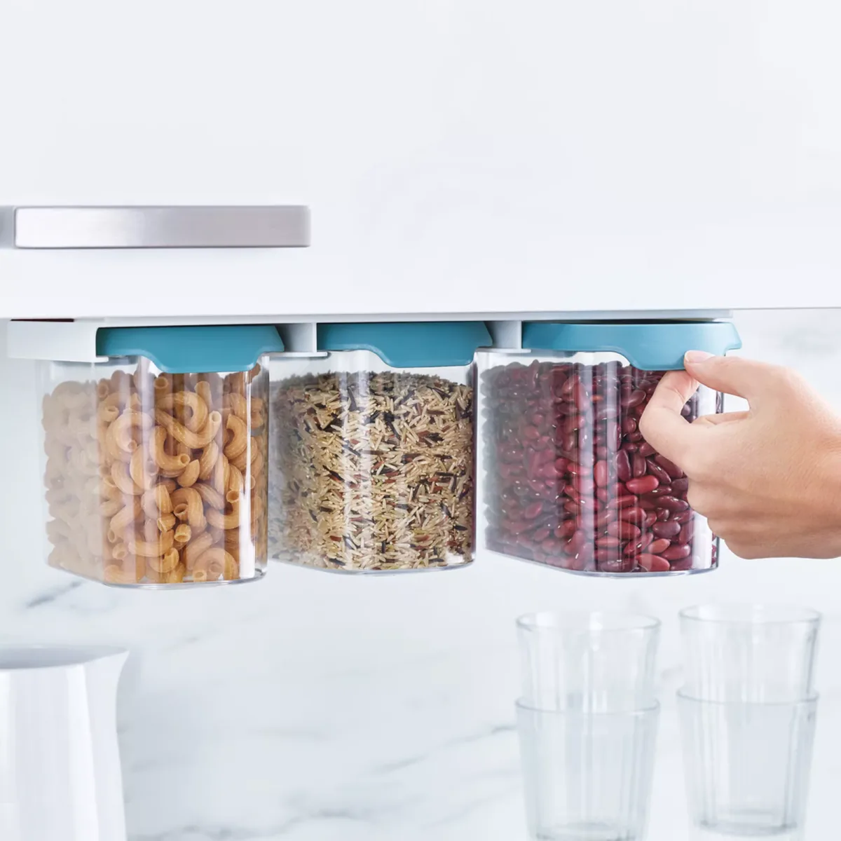 Set de recipientes contenedores para almacenamiento CupboardStore x3 1.3l - Imagen 6