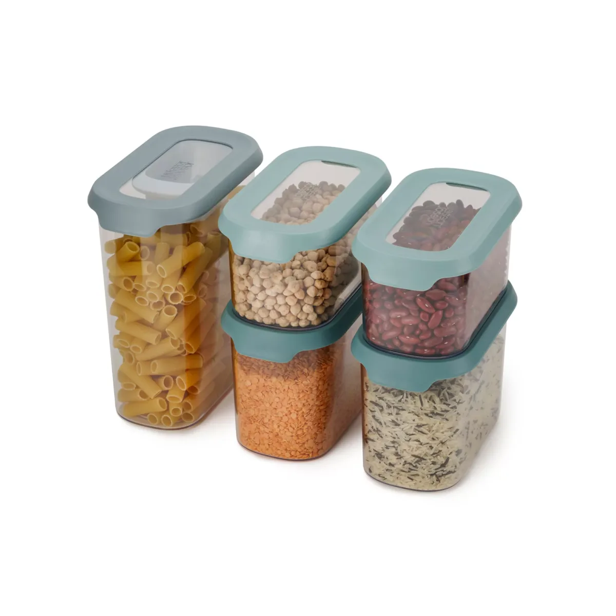 joseph-joseph-set-de-recipientes-contenedores-para-almacenamiento-cupboardstore-x5-300247-01 Set de recipientes con tapa x 5 Cupboardstore - Imagen 2