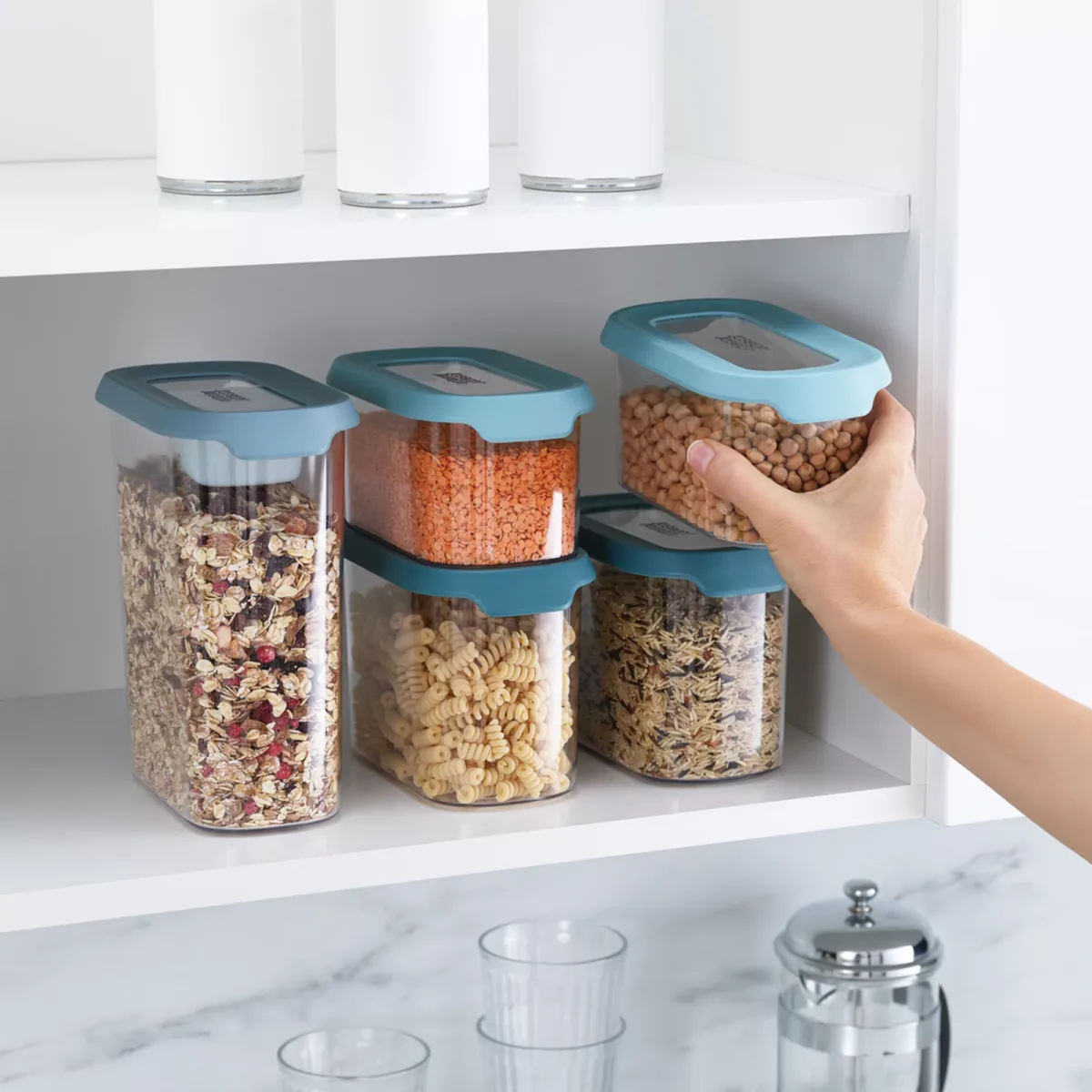 joseph-joseph-set-de-recipientes-contenedores-para-almacenamiento-cupboardstore-x5-300247-03 Set de recipientes con tapa x 5 Cupboardstore - Imagen 7