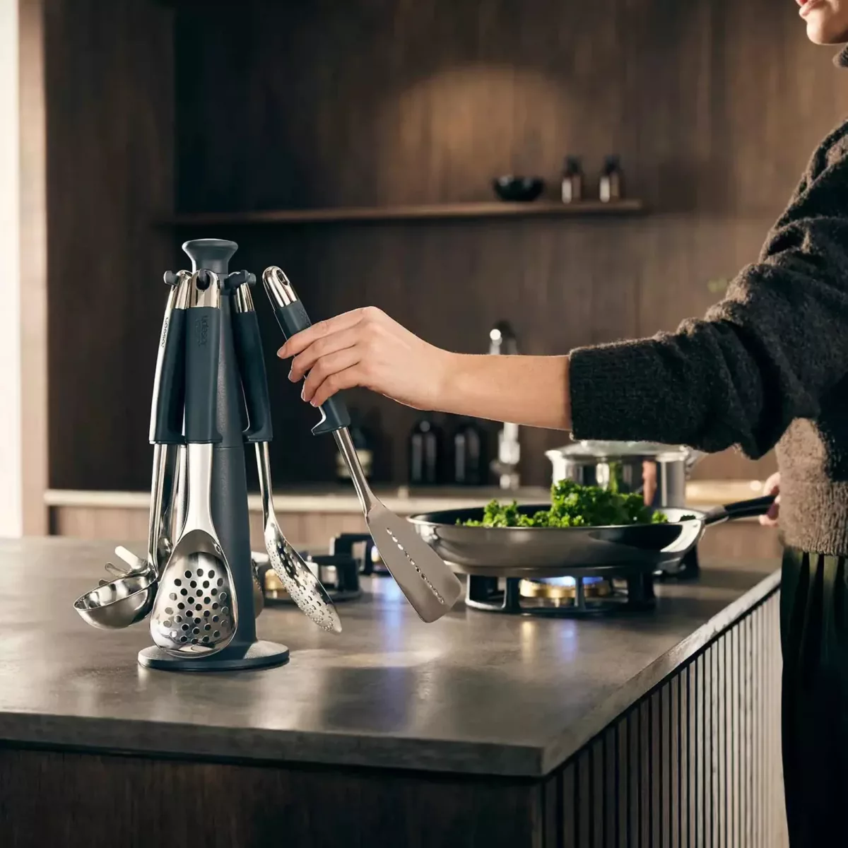 joseph-joseph-set-de-utensilios-elevate-steel-carousel-x6-300248-08 Set de utensilios Elevate Steel Carousel x6 - Imagen 1