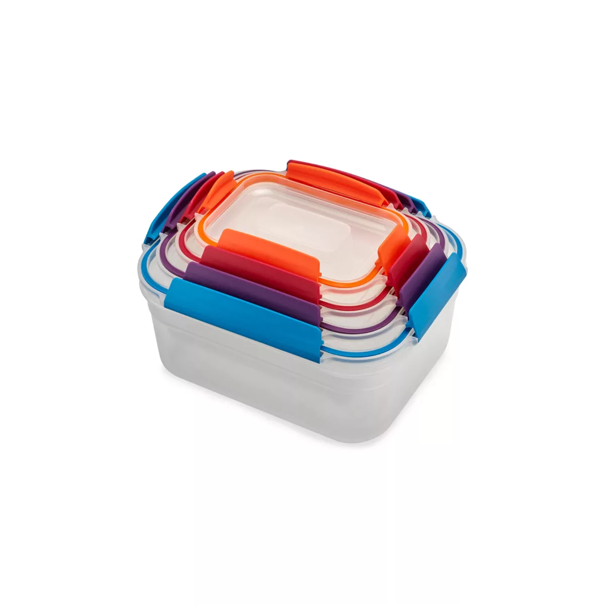 joseph-joseph-set-nest-lock-tupper-x4-multi-size-multicolor-81090-300271-01 Set de 4 contenedores Nest Lock - Imagen 2
