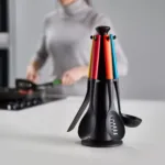 Juego de utensilios Duo X5 con soporte carrusel - Imagen 2