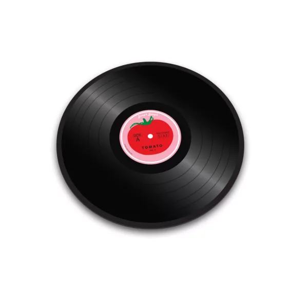 Tomato Vinyl Worktop Saver - Tabla de corte de vidrio templado resistente frío y calor