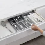 Organizador de cubiertos para cajones Blox - Gris