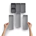 Organizador para cajones Blox 7 piezas - Gris - Imagen 3