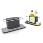 Organizador de cocina porta esponja y detergente Caddy - Gris - Imagen 3