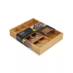 Organizador de cubiertos y utensilios expandible de bambú DrawerStore - Bambu - Imagen 4