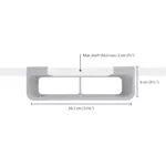 Organizador estante para alacena CupboardStore - Gris - Imagen 5