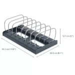 Organizador DrawerStore de fuentes y asaderas - Plateado - Imagen 3