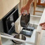 Organizador DrawerStore de fuentes y asaderas - Plateado - Imagen 2