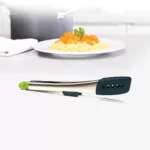 Pinza Elevate silicona y acero inoxidable - Plateado