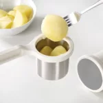 Pisa papa prensador acero inoxidable Helix - Blanco - Imagen 3