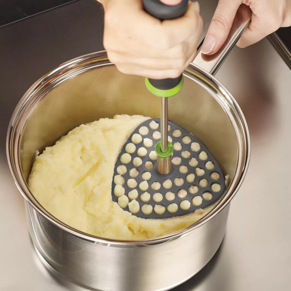 Pisapurés plegable ergonómico Delta - Imagen 2