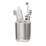 Porta cepillos de dientes EasyStore acero inoxidable - Blanco - Imagen 2